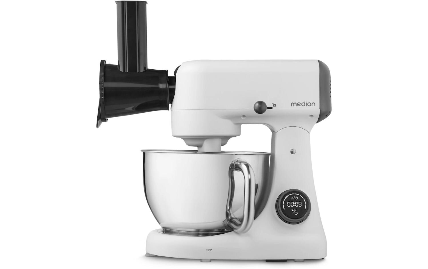Digitale Küchenmaschine, Weiss<br>Energiesparende und leise 800 W Küchenmaschine
