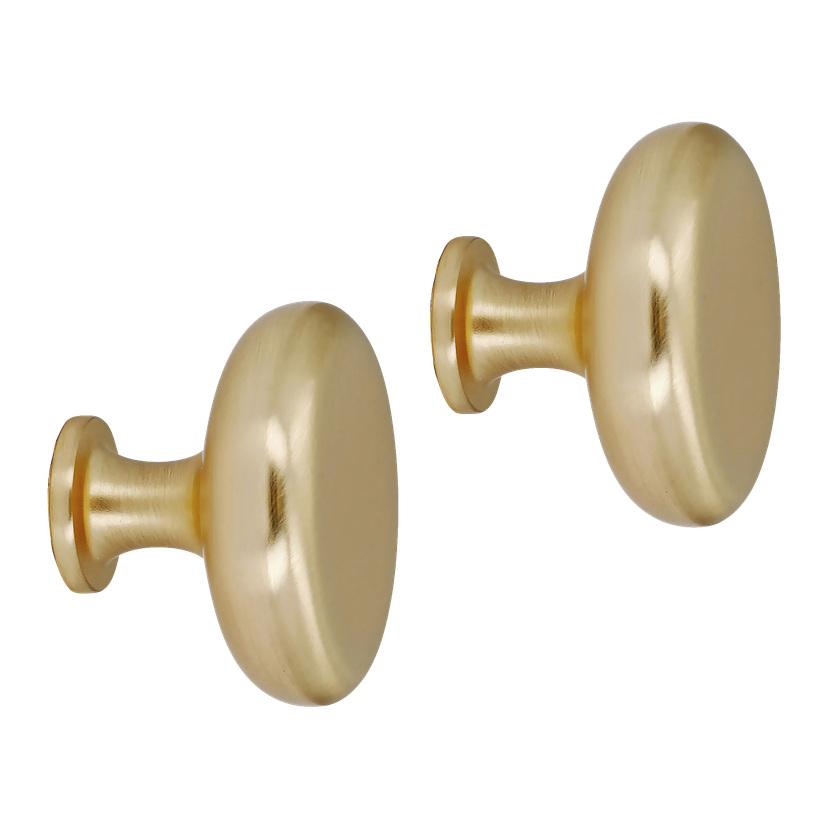 Knott, gullfarge 2-pk Ø33 mm