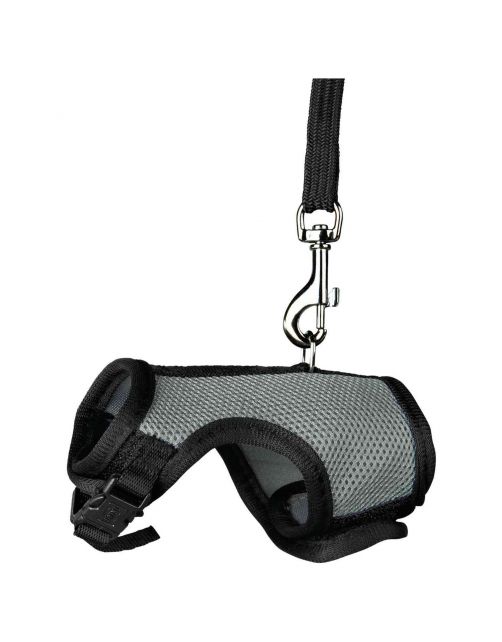 Trixie Soft-Tuig Met Riem Voor Ratten - Harnas - 12-18 cm