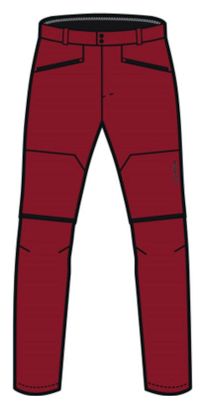 Pantalon de randonnée zippé Loeffler Pantalon de randonnée zippé m Fuselé CSL-Rouge