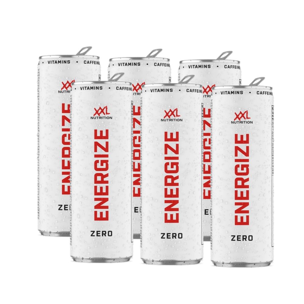 XXL Nutrition Energize! Energy Drink – White – Zero (6 X 330 ml)