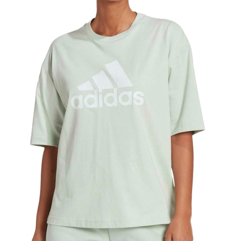 Adidas T-shirt Vert Femme Adidas Fi Bos