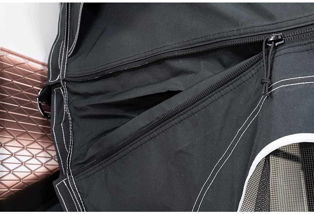 DOMETIC Ace AIR Pro 400 S: RV-Markise, Front- und Heckseitenteile entfernbar, AirFrame-Technologie, Weathershield Pro Material, Polyethylen und Polyester, Schwarz