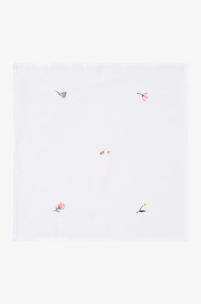 FLEUR brodert serviett 4-pakning