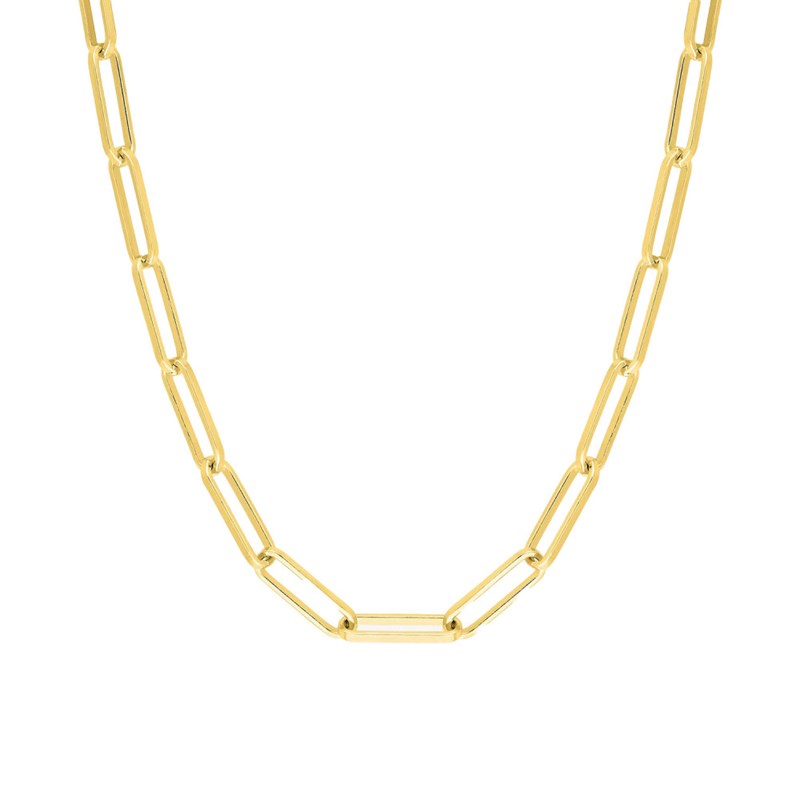 Bracelet Mixte 18 cm - Forçat carré - Or 18 Carats - Largeur 3 mm