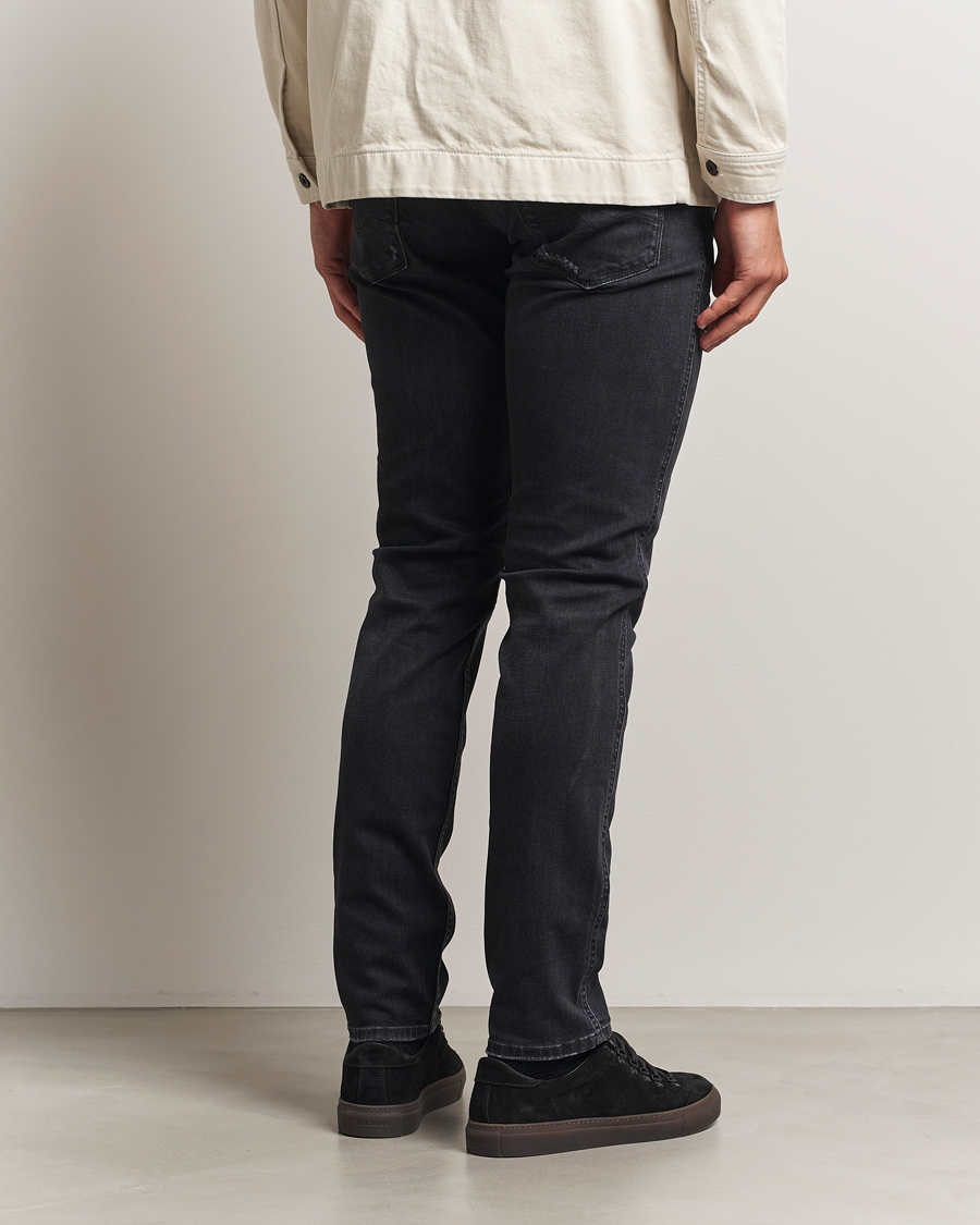 Replay Anbass Distressed Super Stretch Bio Jeans Washed Black