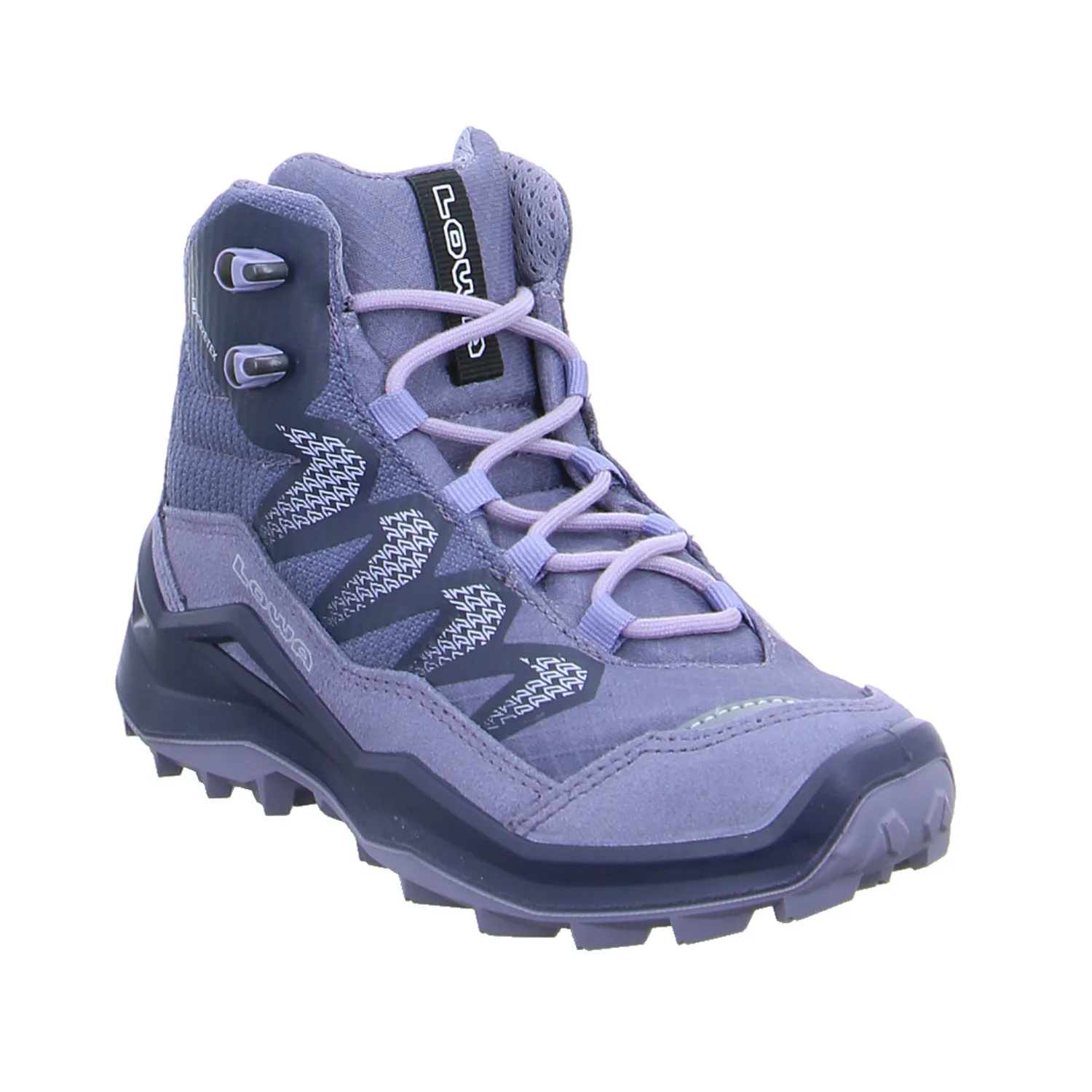 LOWA Kinder-Wanderschuhe Flieder Leder