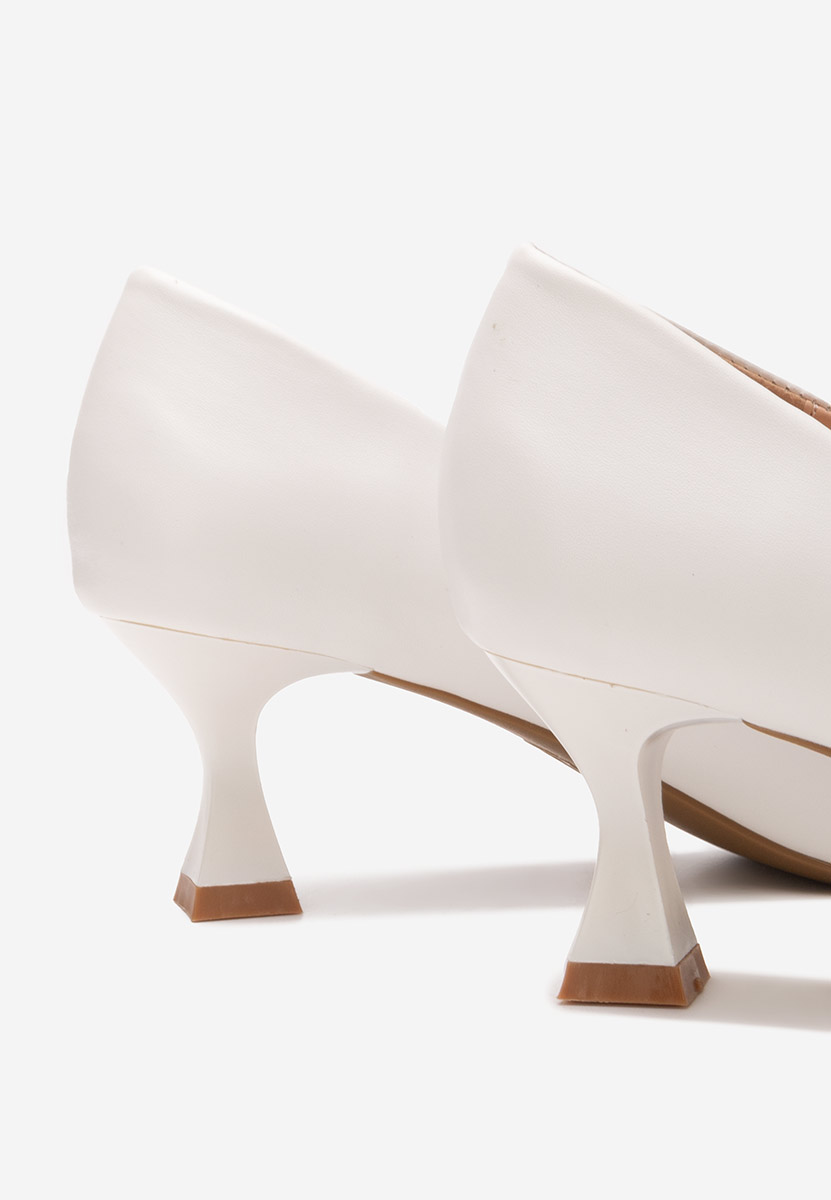 Chaussures à talon fin bruns Osa albi