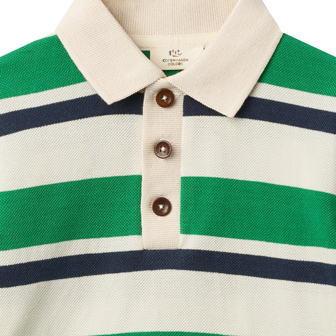 STRIPED POLO bluse