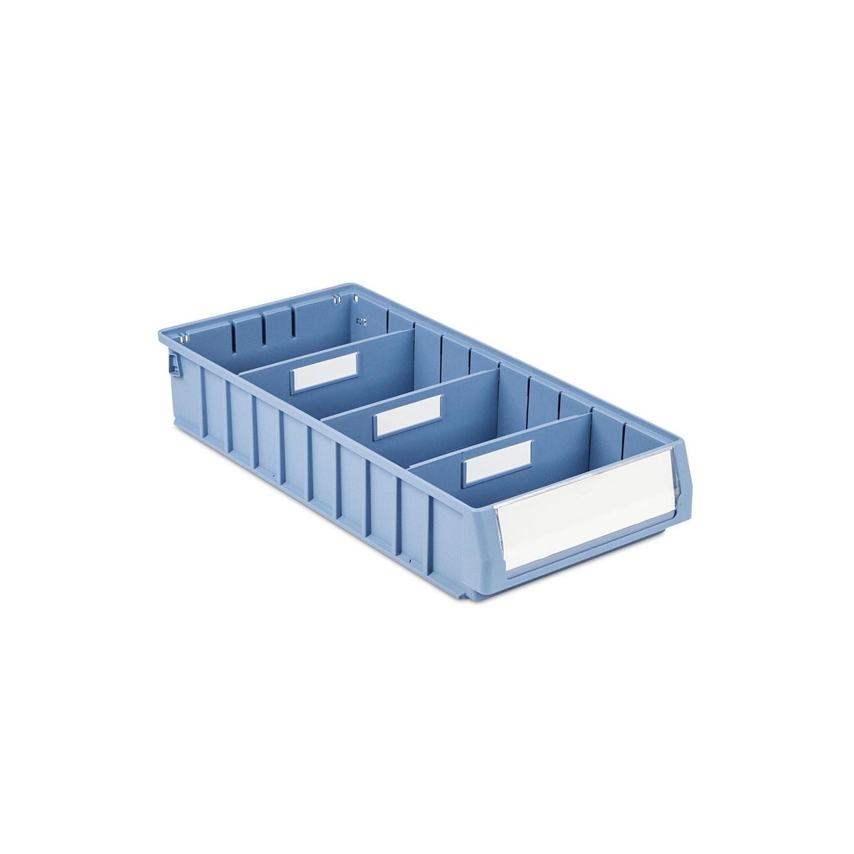 PROREGAL Plankdoos 500 BN Met etiket en beschermhoes HxBxD 9 x 23,4 x 50 cm 7,8 liter opbergdoos assortimentsdoos kleine onderdelendoos