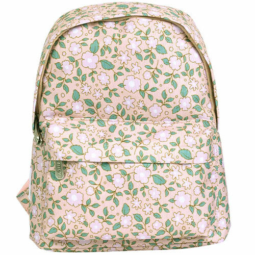 A little lovely company kleuterrugzak bloemen - pink - 30 cm