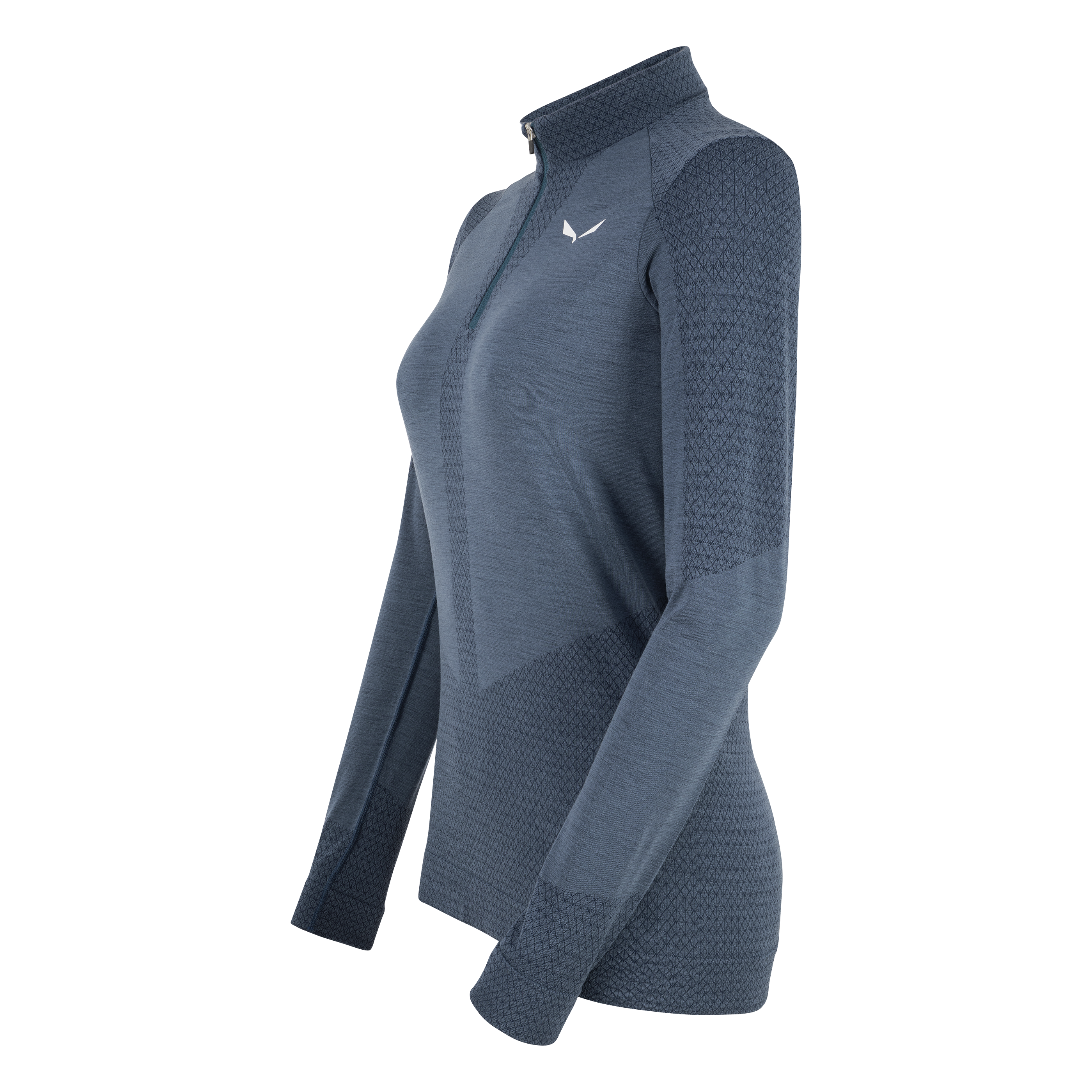 Zebru Responsive Half-Zip T-Shirt Damen