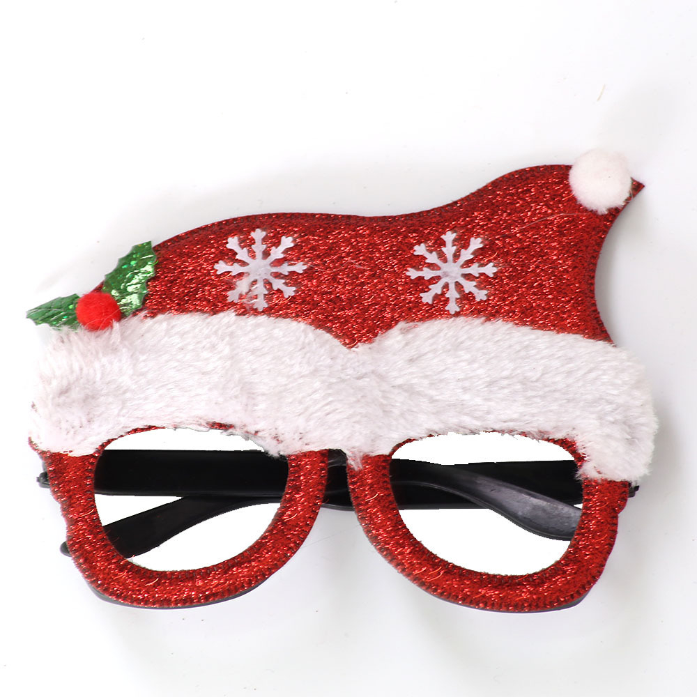 (6er Set) Photo Booth Weihnachts Brillen Party Fotorequisiten Foto Accessoires Dekorationen für lustige Bilder - Merry Christmas