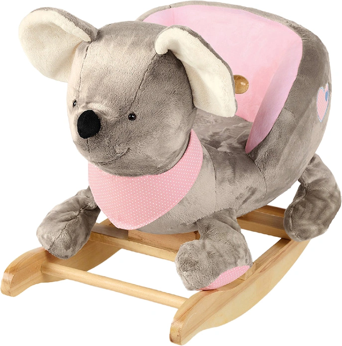 Schaukeltier MAUS MABEL (68x36x52) in grau