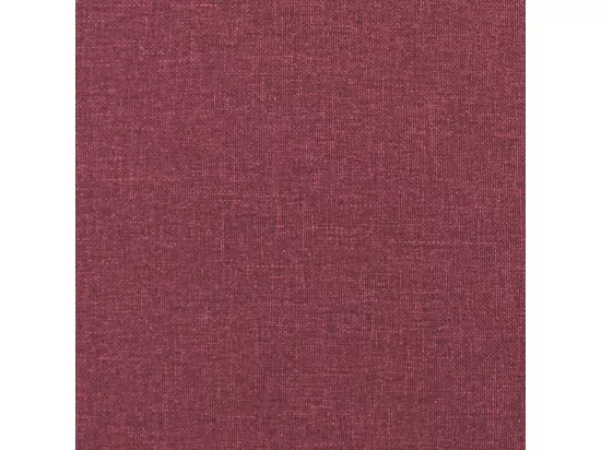 Repose-pied Rouge bordeaux 70x55x41 cm Tissu
