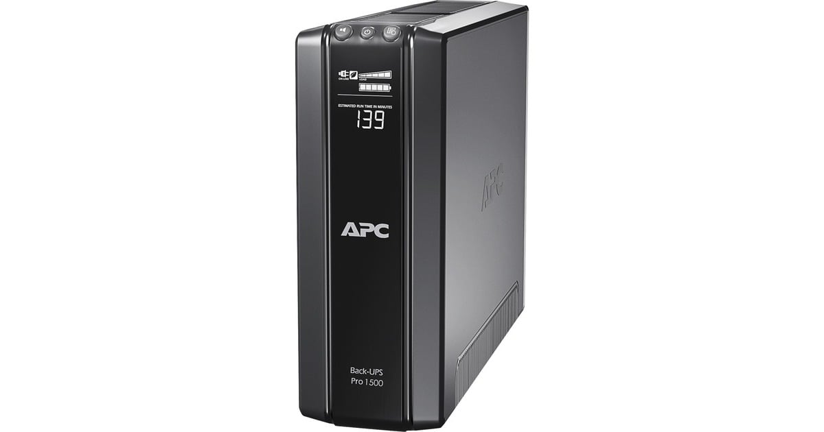 APCBack-UPS PRO 1500VA noodstroomvoeding ups  (Zwart, 10x C13 uitgang, USB, scalable runtime, BR1500GI, Retail)