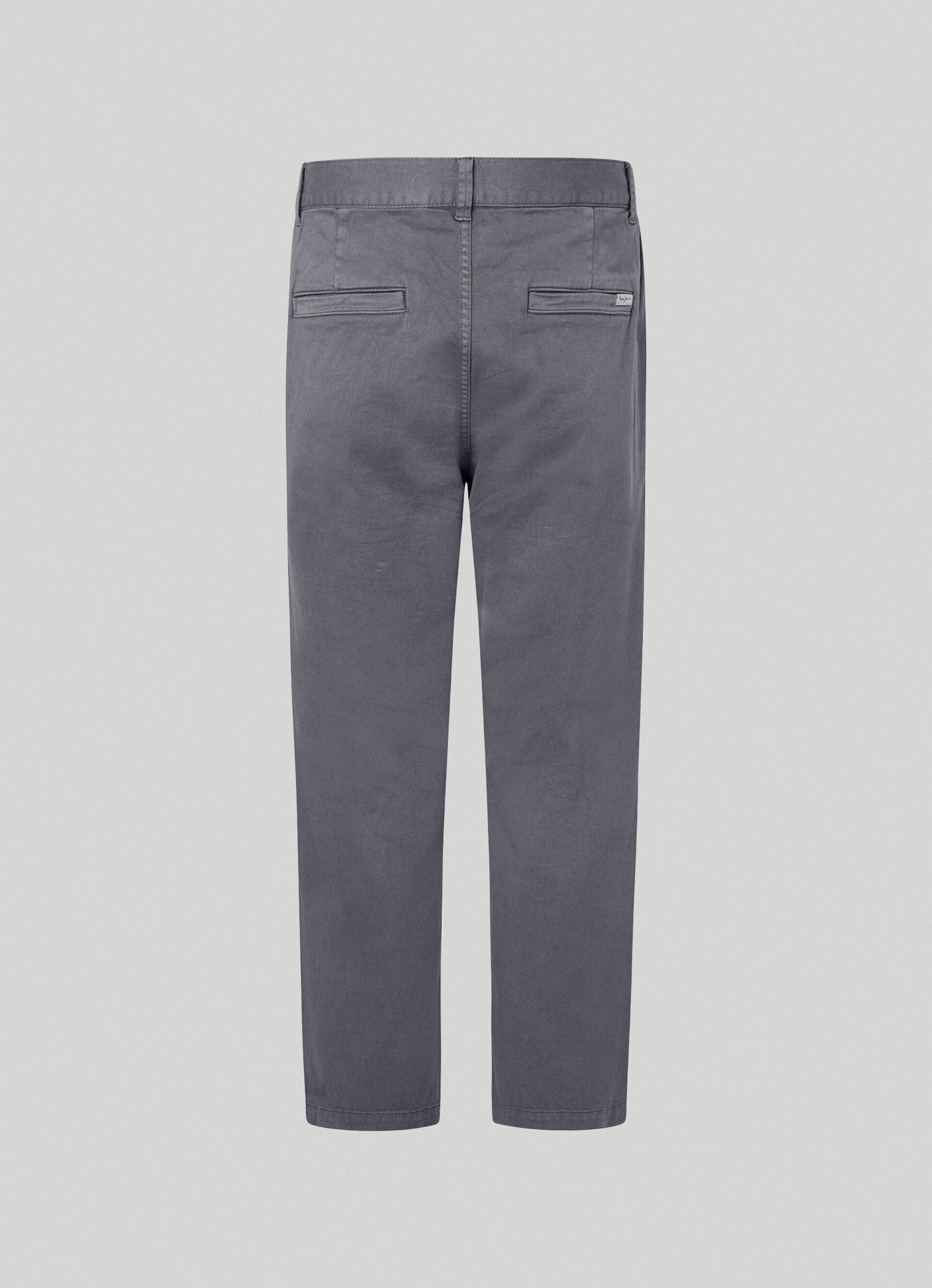 Calça chino NILS de corte folgado - cinza trovão