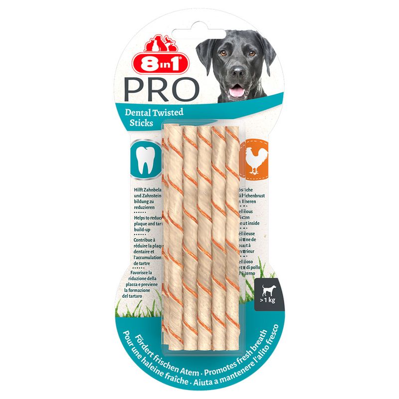 Bâtonnets fourrés 8in1 Pro Dental, poulet