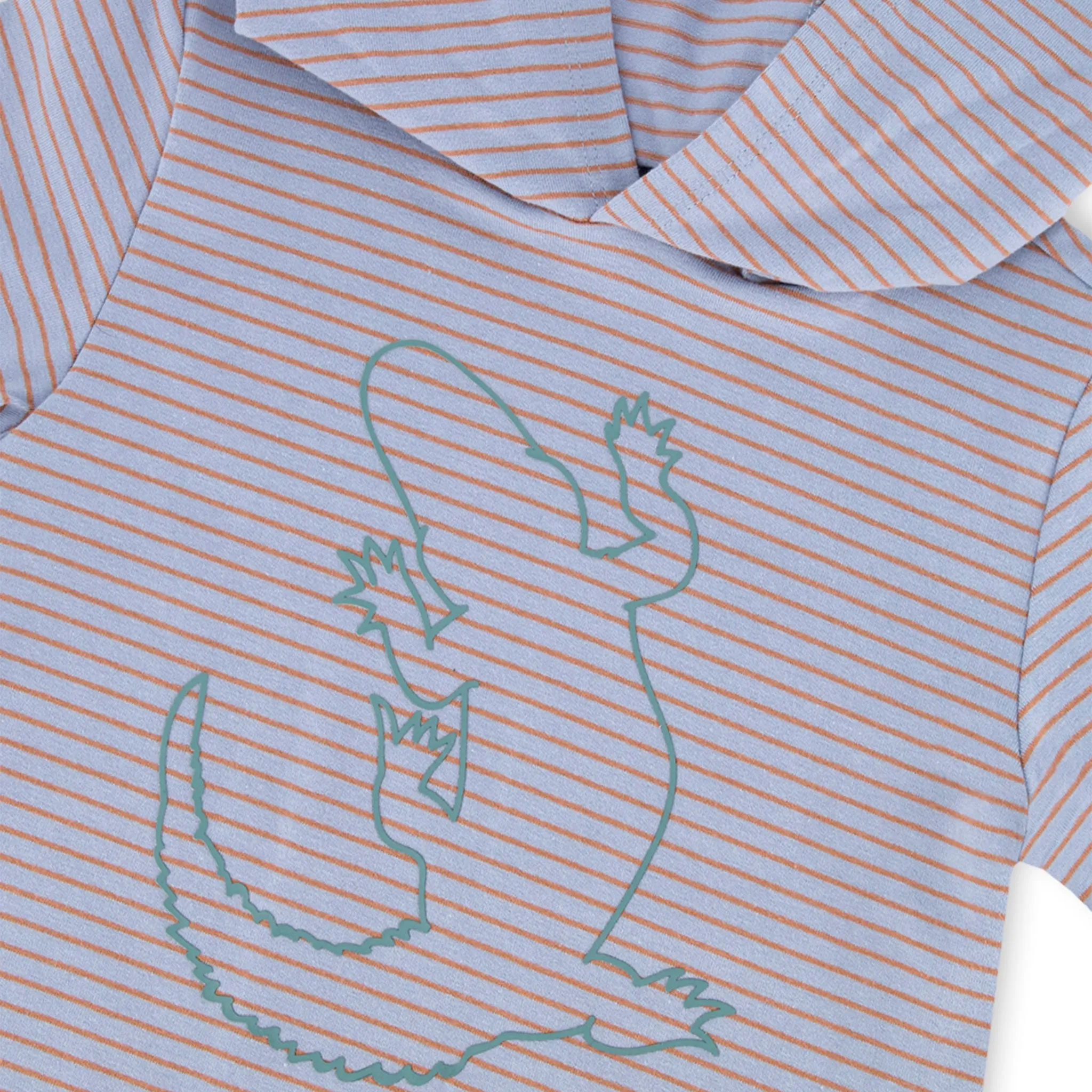 Deux par Deux T-shirt Capuchon Safari 3-6ans