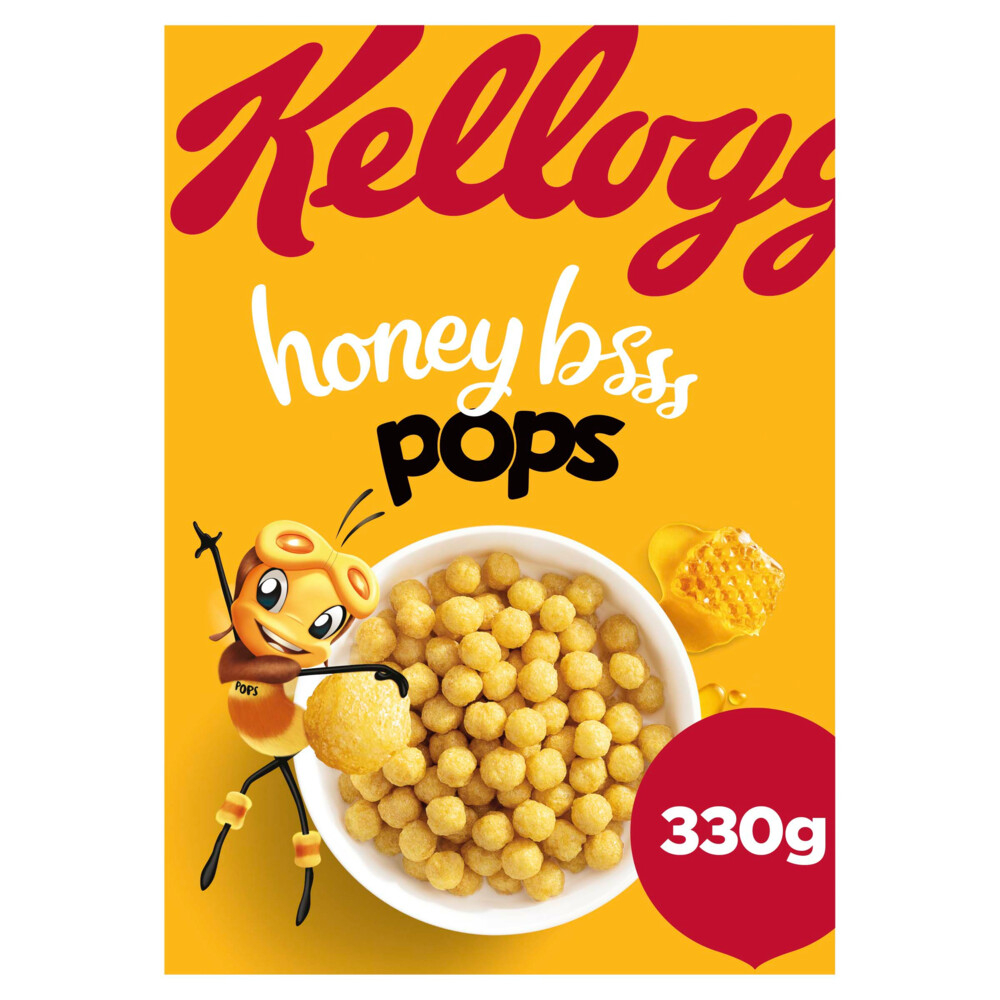 5x Kellogg's Honey Pops Ontbijtgranen330 gr