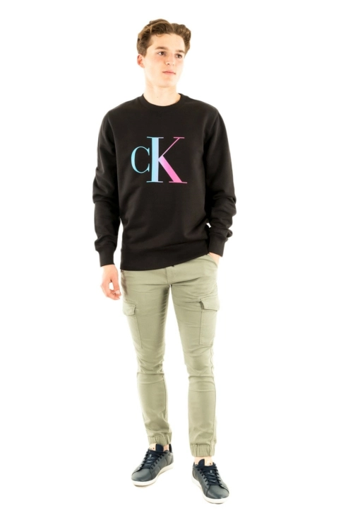 sweat calvin klein jeans j30j320903 beh ck black