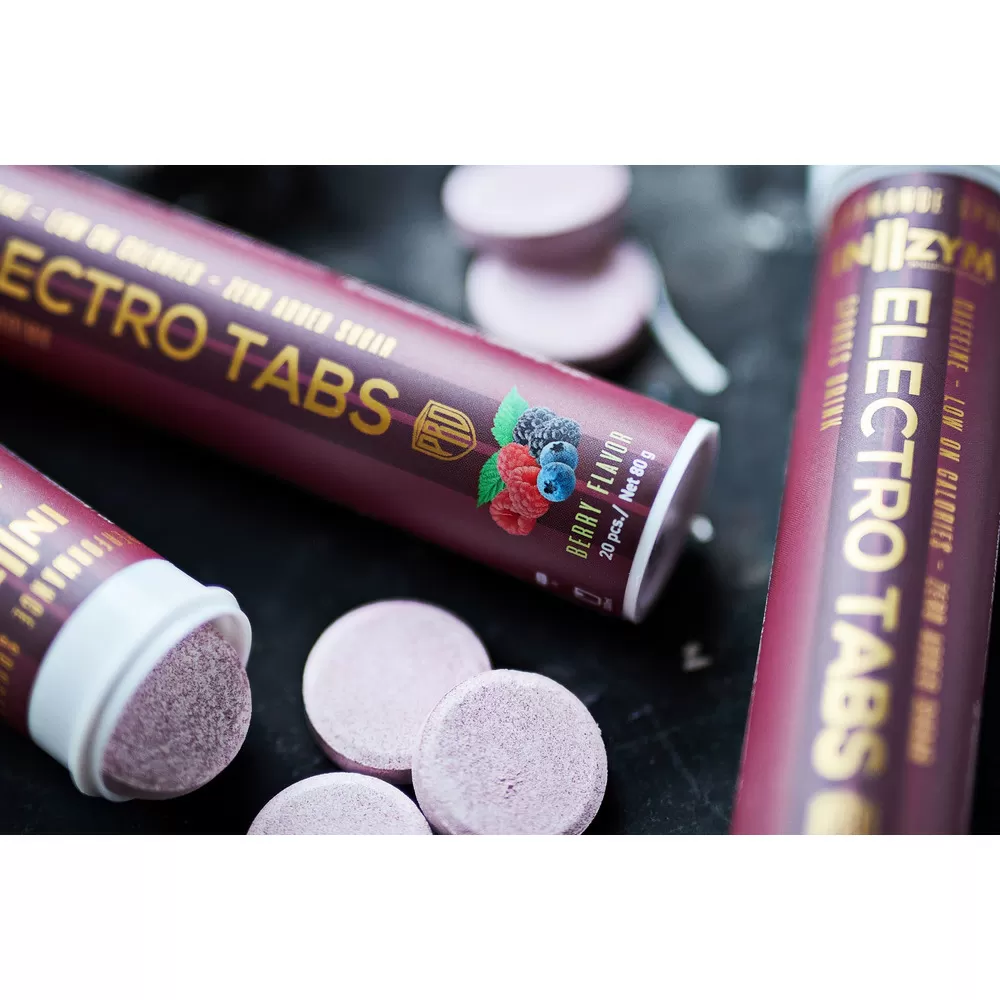 INZYM Electro Zero Tabs Berry flavour - 60 g.