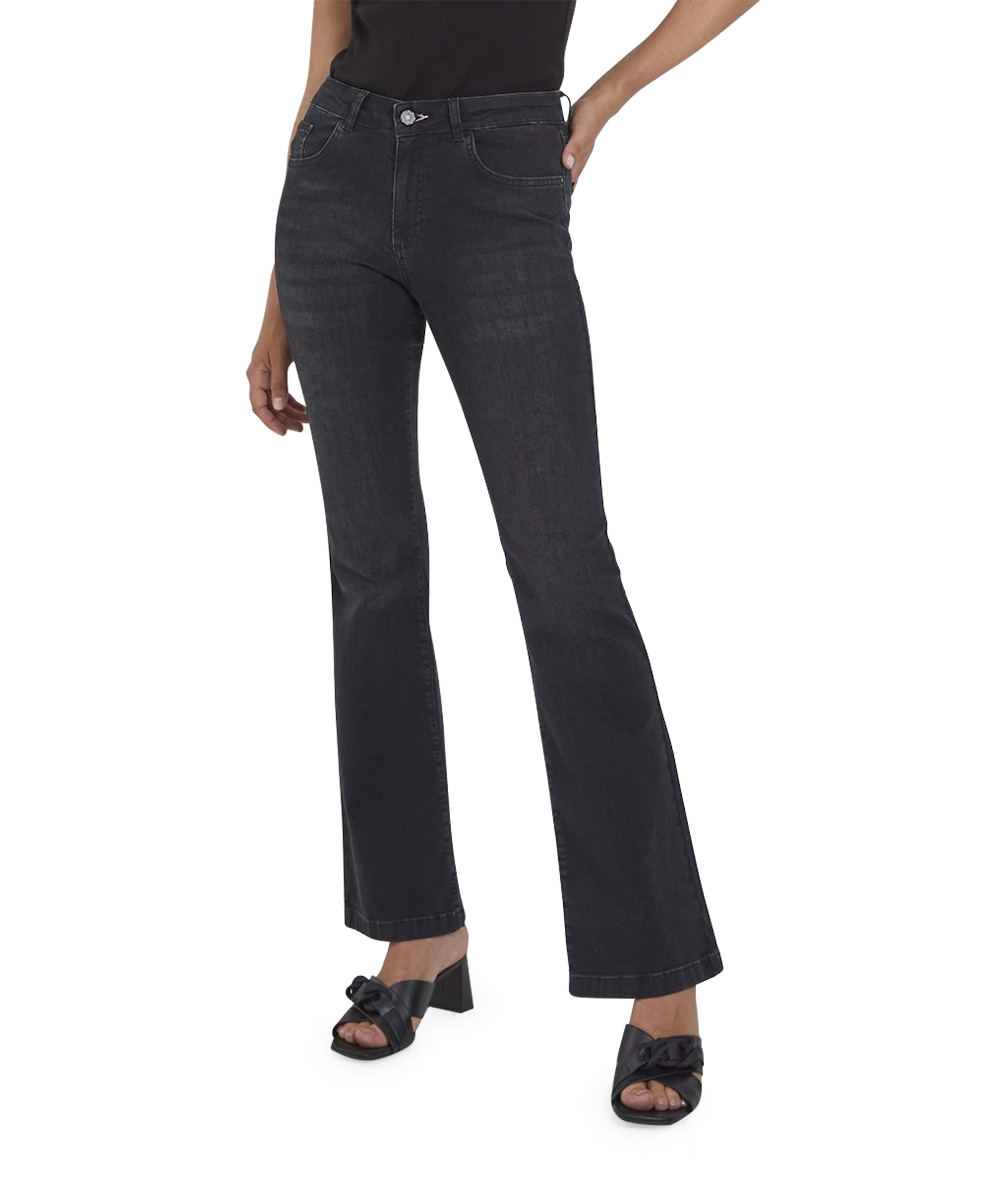 Para Mi Jade - Daily Denims - D23 - Used Bl dames jeans zwart