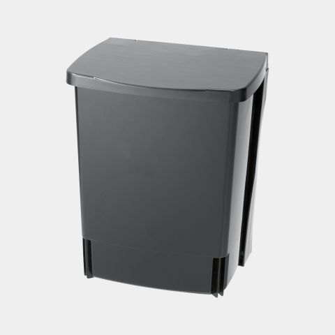Wandafvalemmer Built-In Bin, 10 liter, rechthoekig - Black