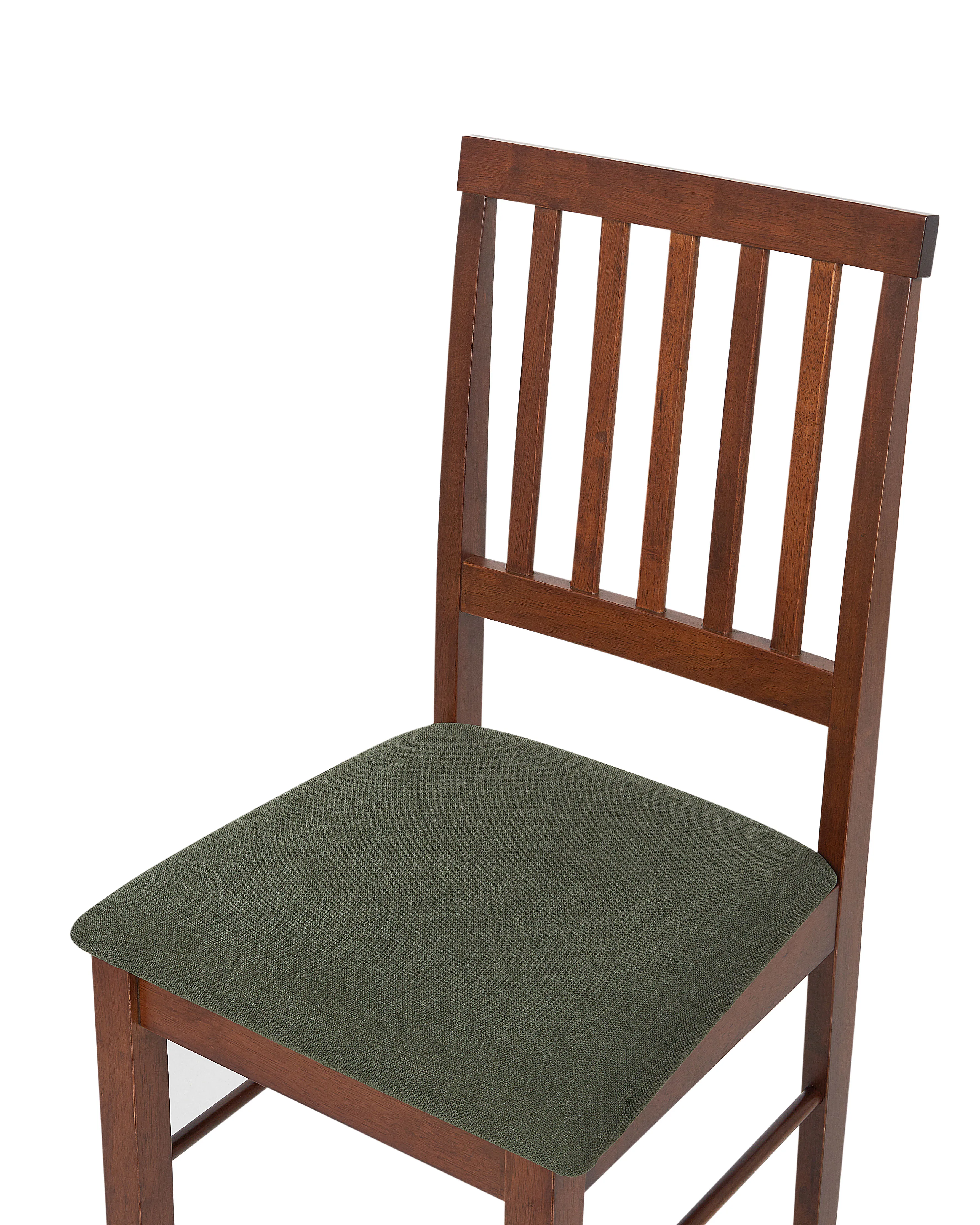 Set van 2 eetkamerstoelen ORONO Hout Donkerbruin
