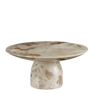 Taartplateau op voet marmer - h11 xø25 cm
