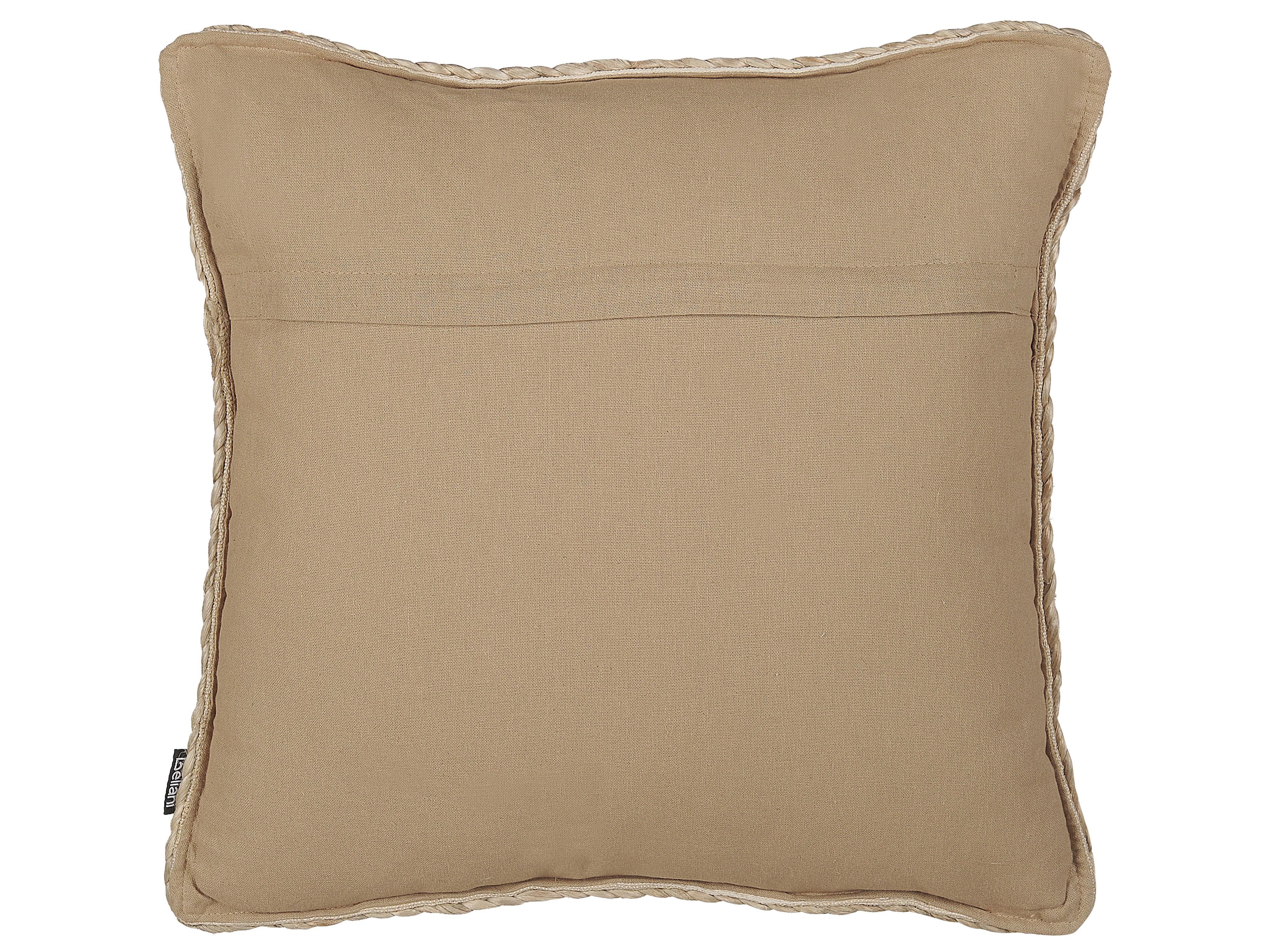 Sierkussen ELLIOTTIA Jute 45 x 45 cm Beige effen
