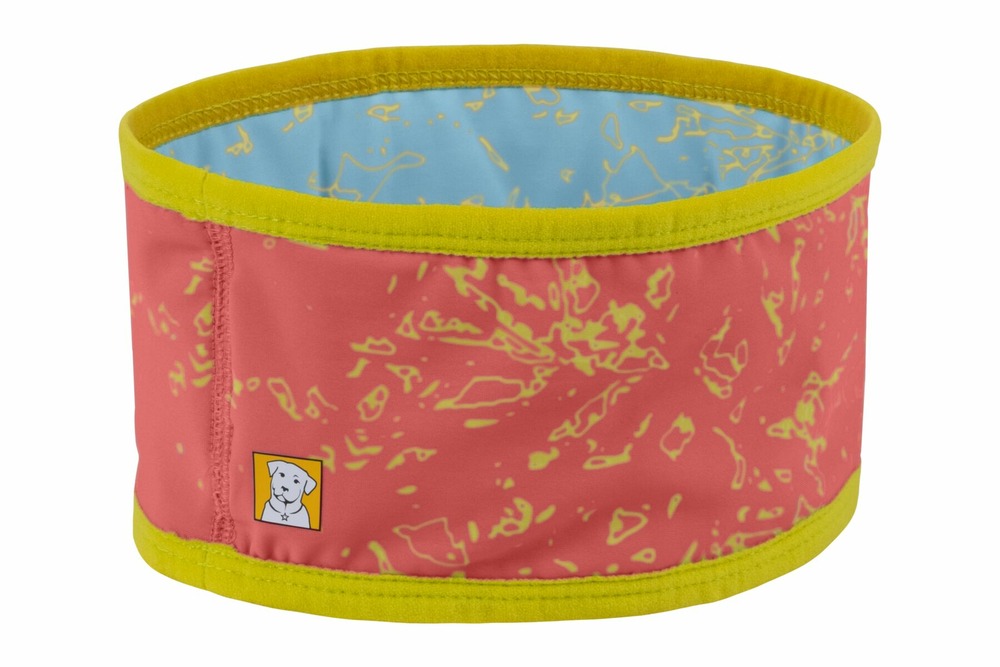 Guêtre de cou de refroidissement swamp cooler™ rêversible avec une couverture upf 50+. Couleur: rosa/bleu, taille: m