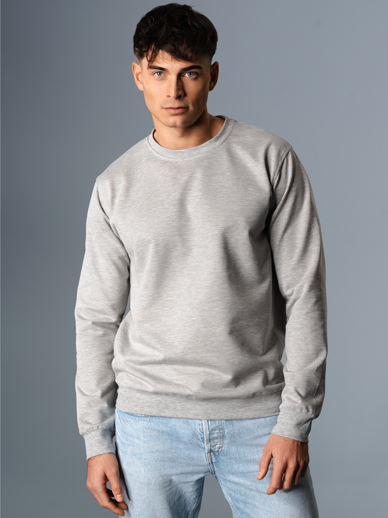 Sweatshirt Grau-melange