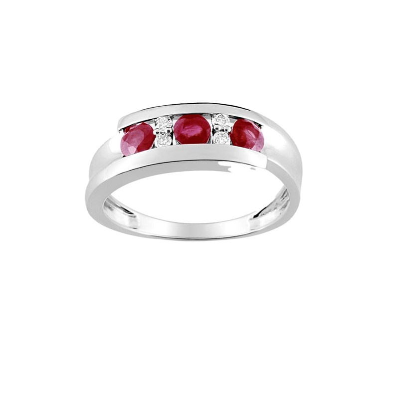 Bague femme - Rubis - Or 18 Carats