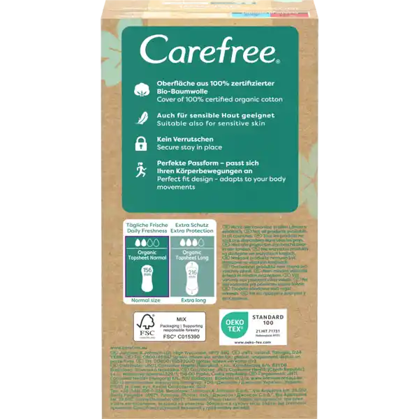 Slipeinlagen Organic Cotton Normal