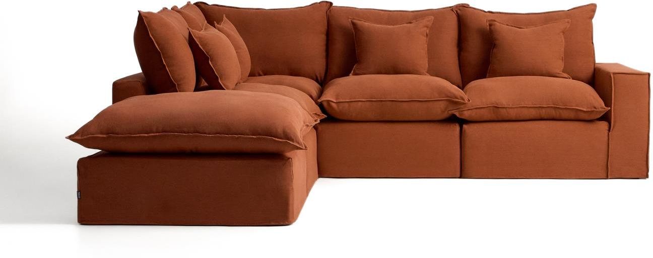 Kave Home Anarela Terracotta Hoekbank