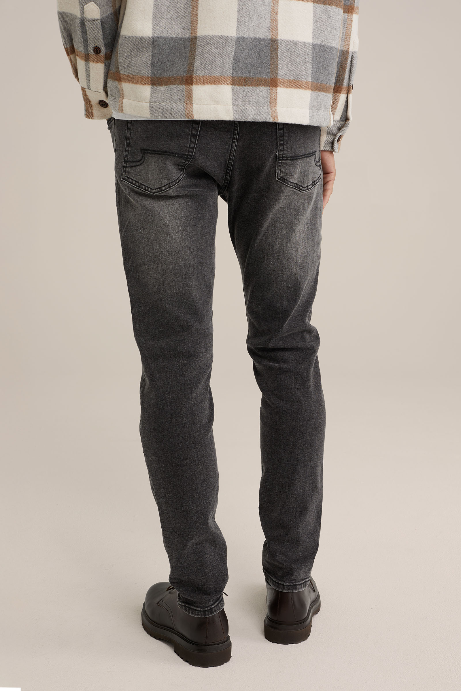 slim fit jeans met medium stretch Blue Ridge Donkergrijs