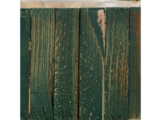 Ensemble de 2 paniers carrés en bois verts