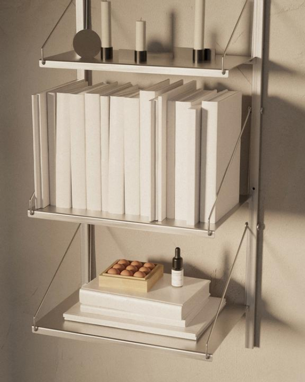 Frama Shelf Library H1084 W40 wandkast roestvrijstaal