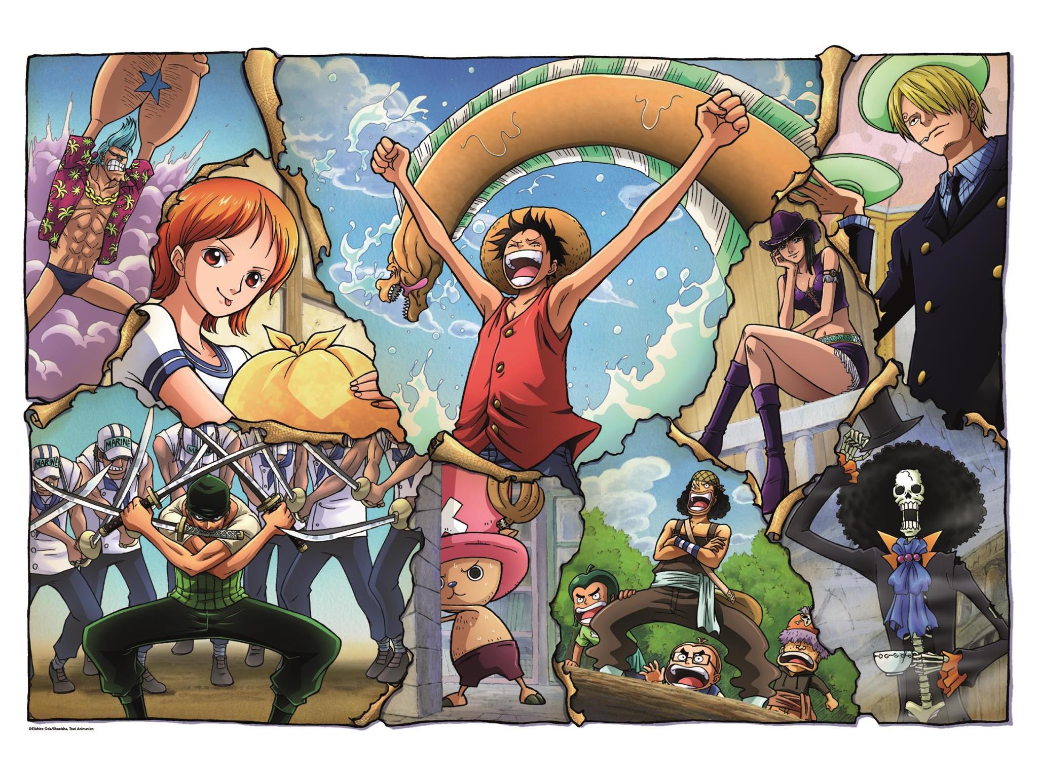 PUZZLE ANIME CUBO CLEMENTONI ONE PIECE 500 PEÇAS
