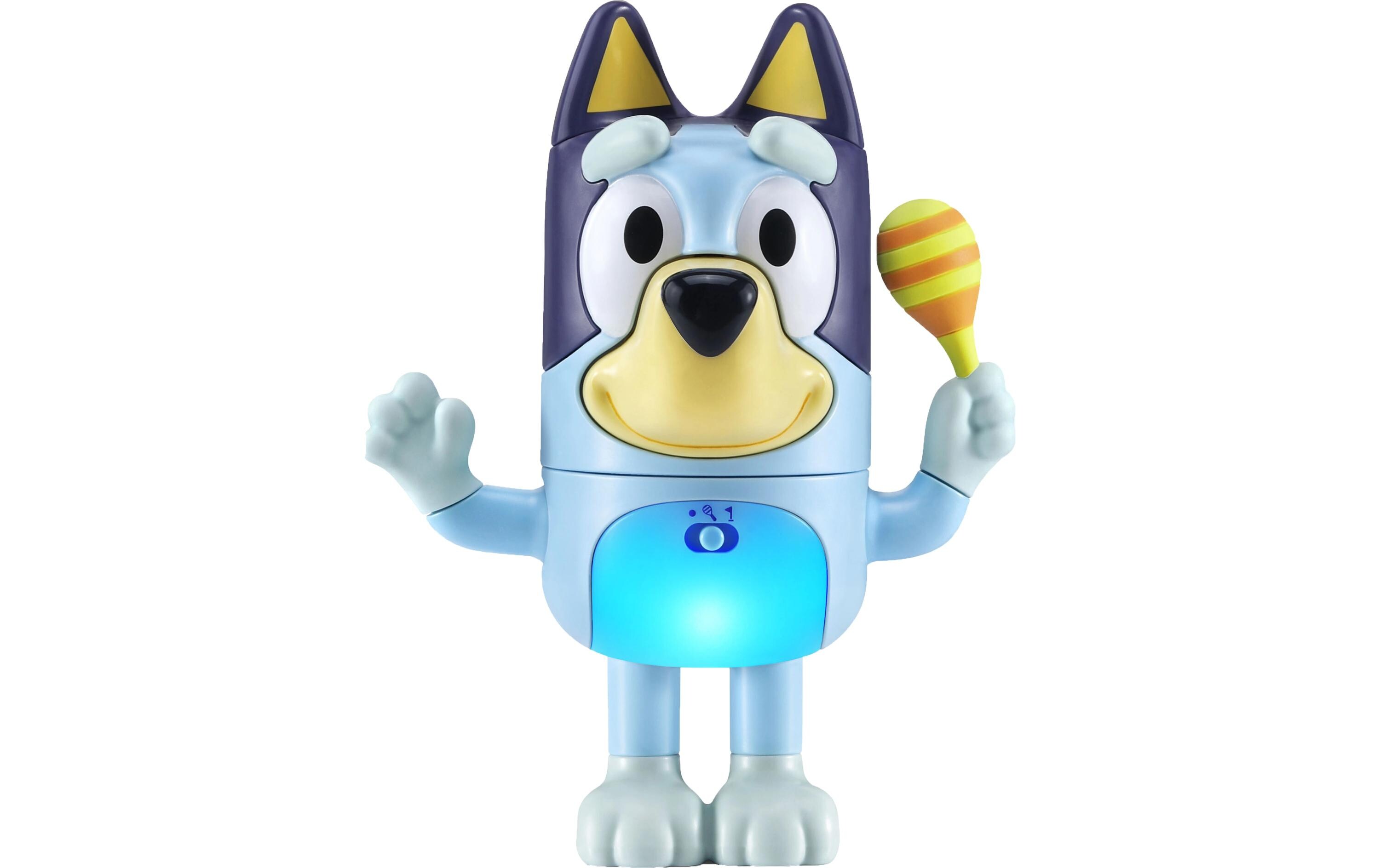 Dreh- und Zieh-Reaktionsspiel Bluey BlauInteraktive Spielfigur Bluey für Kinder