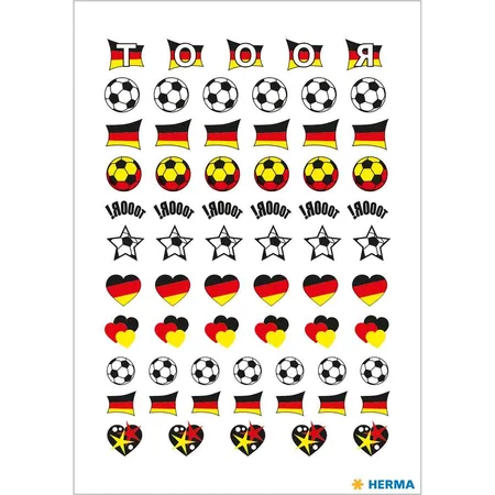 HERMA Nail Tattoo Sticker German Heart