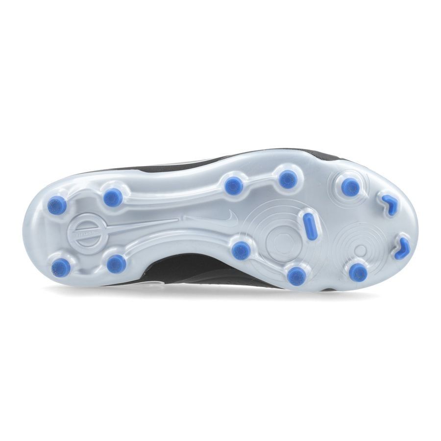 Nike Tiempo Legend 10 Academy MG Shadow - Noir/Chrome/Bleu Enfant