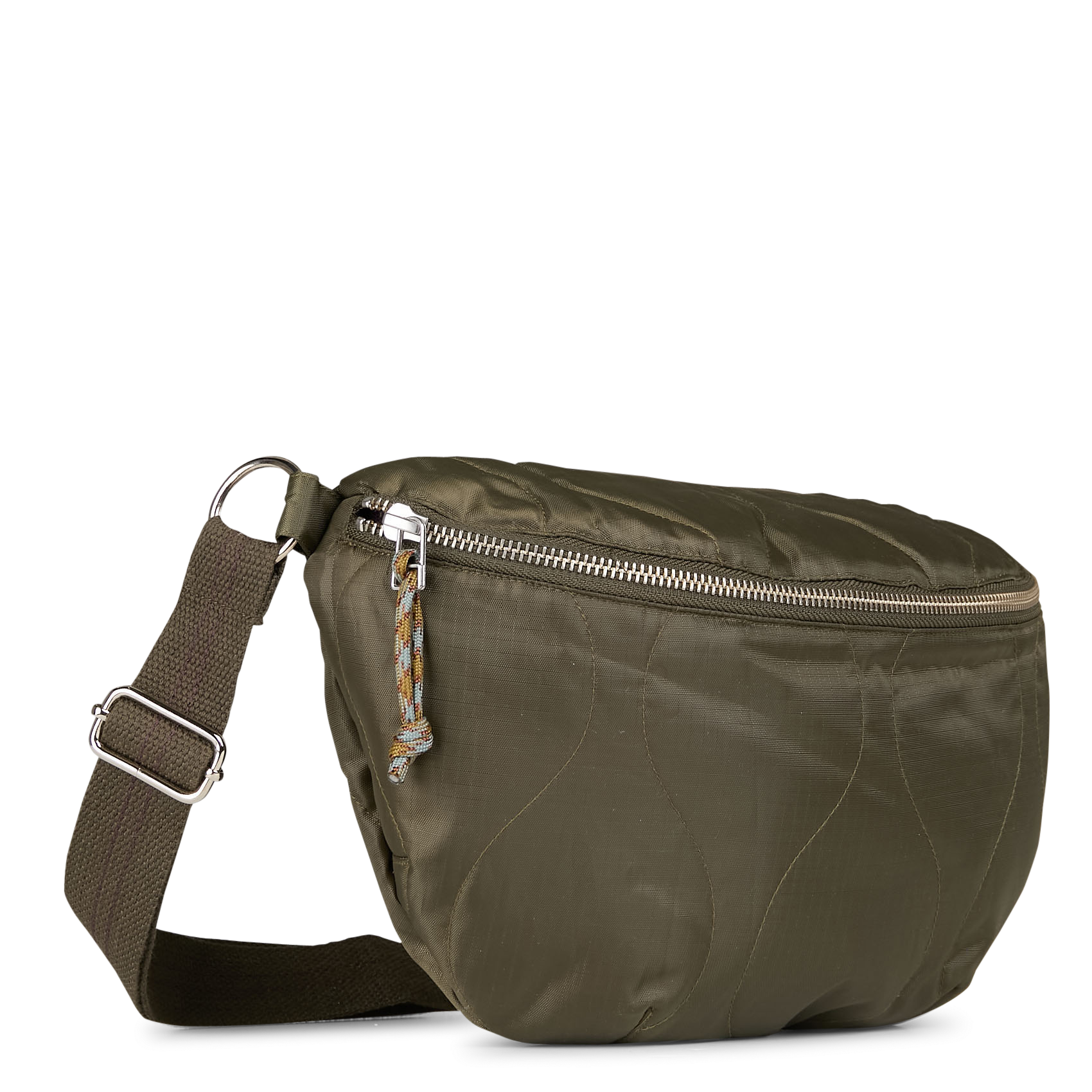 HOSIE - Sac banane zippé matelassé| Marron