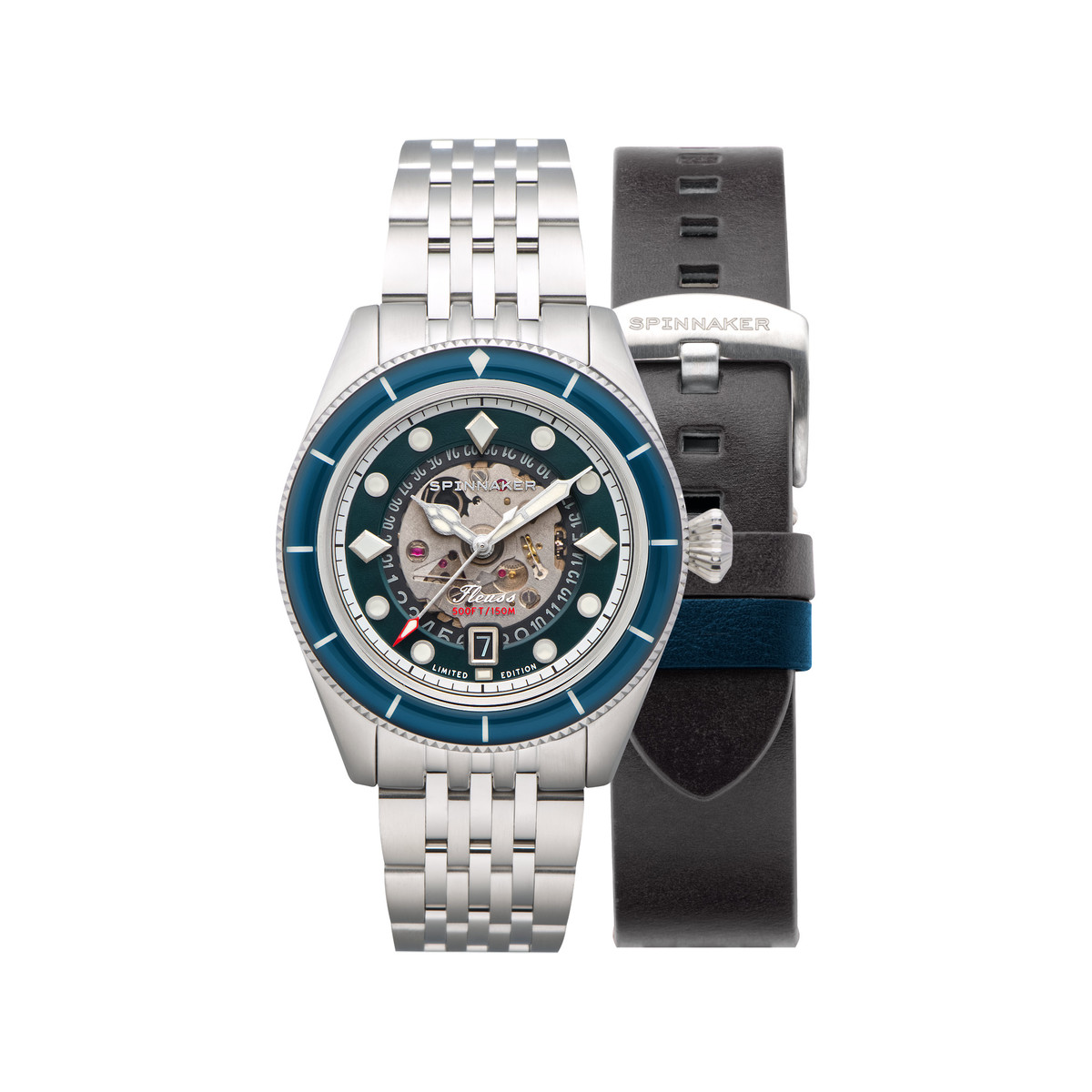 Montre SPINNAKER Fleuss Vintage Automatic homme automatique bracelet acier