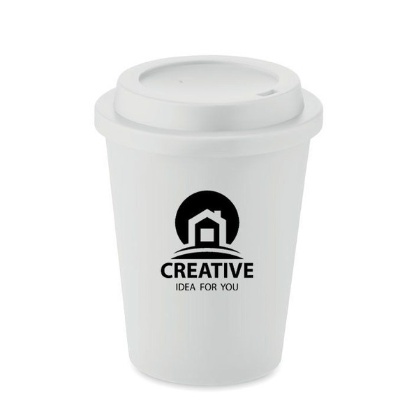 GiftRetail MO6582 - NOLA Gobelet double paroi PP 300 ml