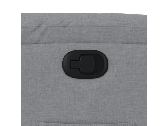 Fauteuil inclinable Gris clair Tissu