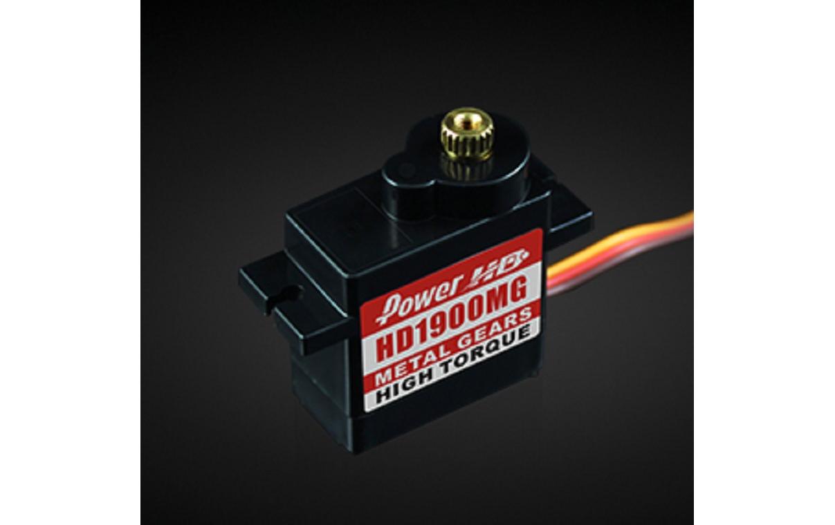 Micro Servo HD-1900MG 1.5 kg, 0.08 s, AnalogAnaloges Micro-Servo mit Metallgetriebe