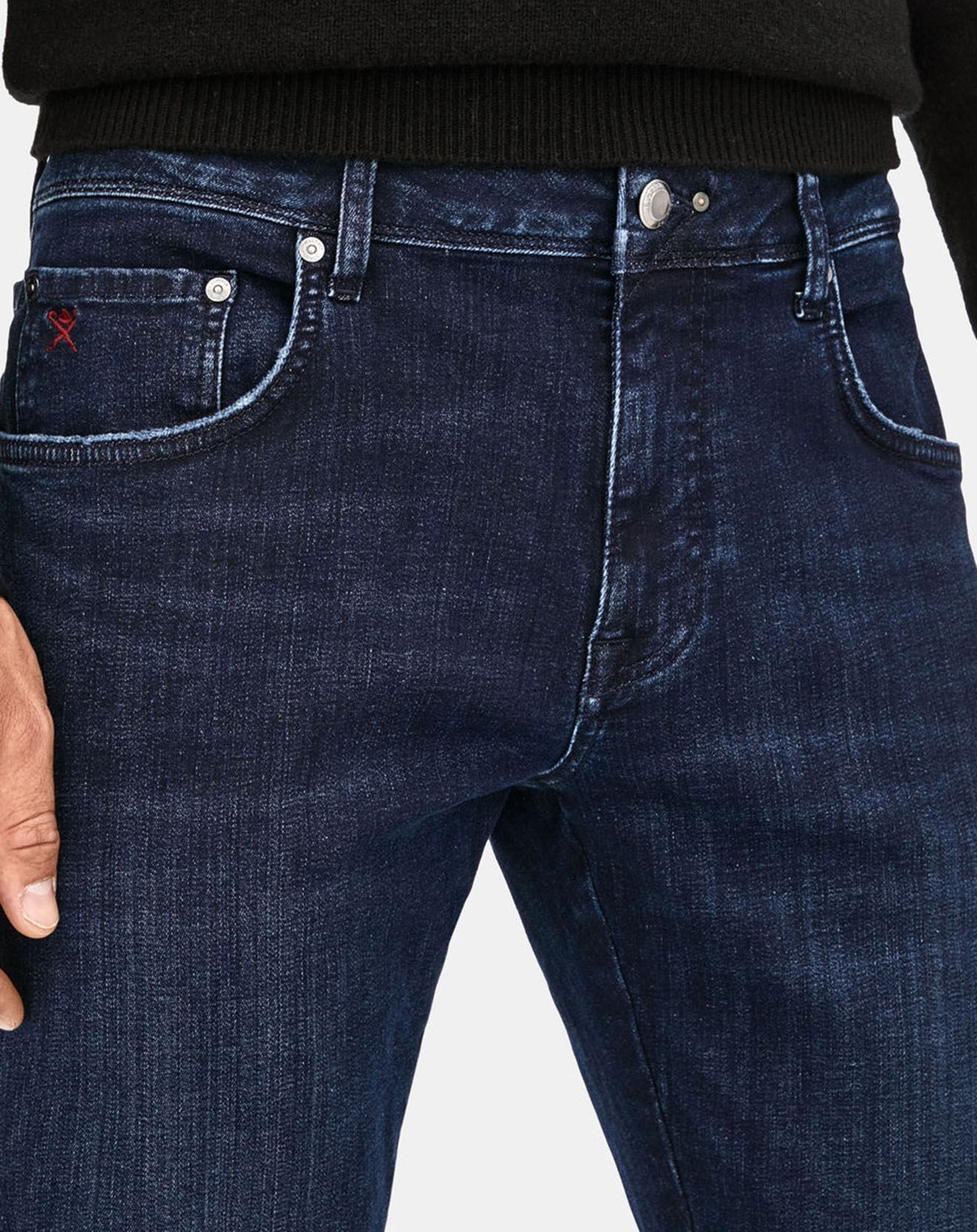 Hackett London Jean Slim Fit Power Flex bleu moyen