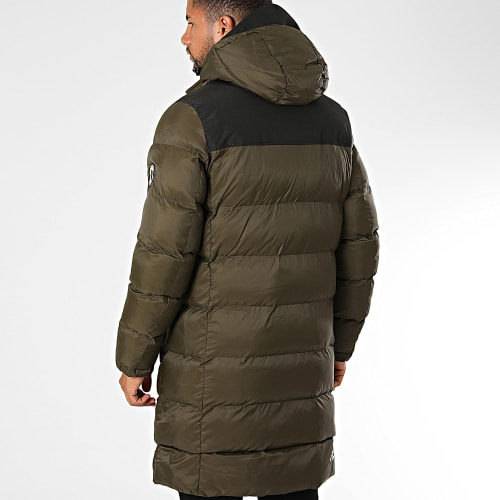 Doudoune Capuche Longue Chauffante Alaska Vert Kaki